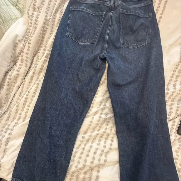 AGOLDE Ren: High Rise Wide Leg Jeans in Echo. Size 29 EUC